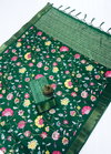 Mg 422 Handloom Weaving Digital Printed Sarees Wholesale Market In Surat